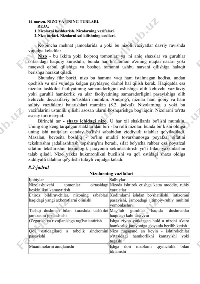 nizolar va ularning turlari — DOCX