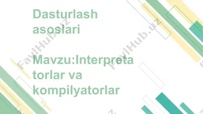 translyatorlar — PPTX