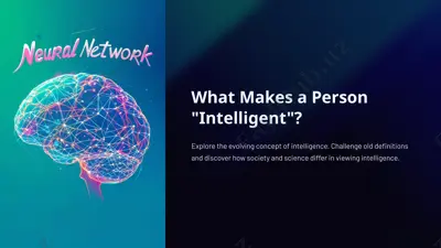 what makes a person "intelligent"? — PPTX