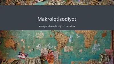 makroiqtisodiyot — PPTX