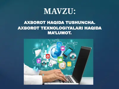 axborot texnologiyasi — PPTX