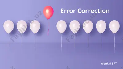 error correction — PPTX
