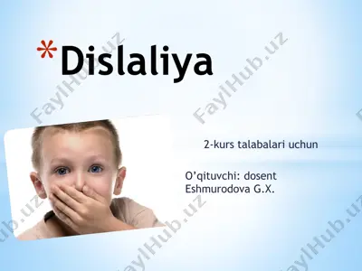 dislaliya — PPTX