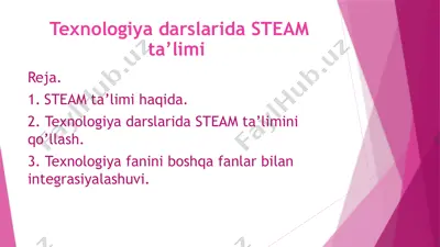 steam ta'limi — PPTX