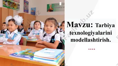 aqliy tarbiya uchun model<br> — PPTX