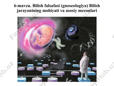bilishfalsafasi(gnoseologiya) — PPTX