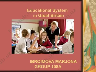educational system in great britain — PPTX