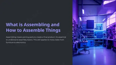 assembling and how to assemble things — PPTX