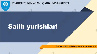 salibyurishlari — PPTX