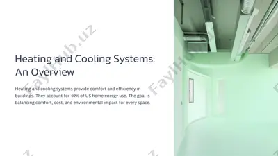 heating and cooling systems: an overview — PPTX