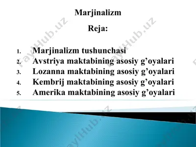 marjinalizm tushunchasi — PPT