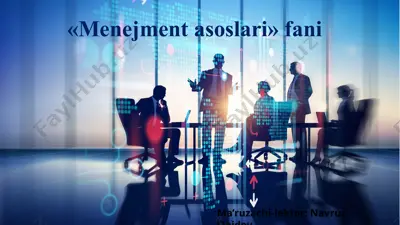 menejment asoslari — PPTX