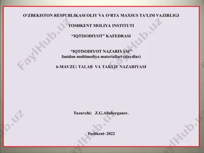 multimediya materiallari (slaydlar) — PPT