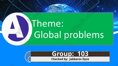 global environmental problems — PPTX