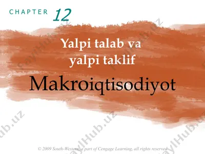 yalpi talab va yalpi taklif — PPTX