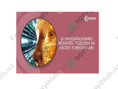 dunyooarashning mohiyati, tuzilishi va ‘asosiy funksivalari — PPTX