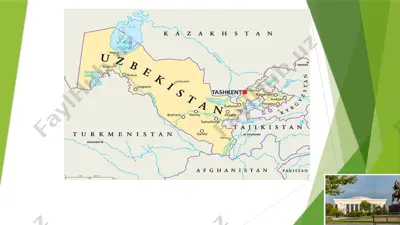 uzbekiston geografiyasi — PPTX