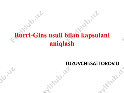 burri-ginsusulibilankapsulanianiqlash — PPTX