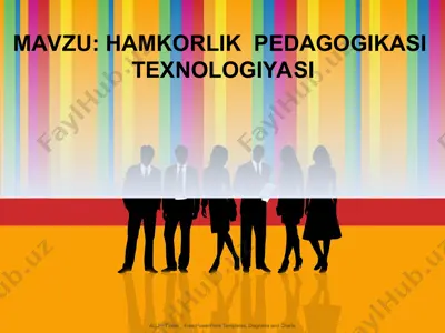 "hamkorlik pedagogikasi texnologiyasi" — PPT