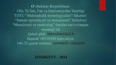 bmw kompaniyasi — PPTX
