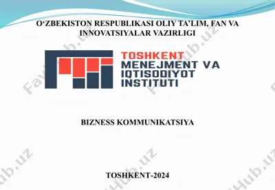 biznes kommunikatsiya — PPTX