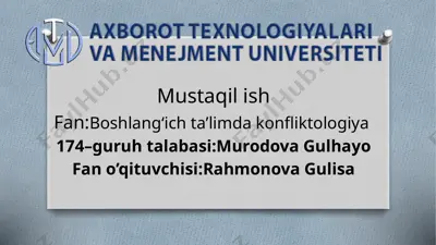 zo‘ravonlik haqida — PPTX