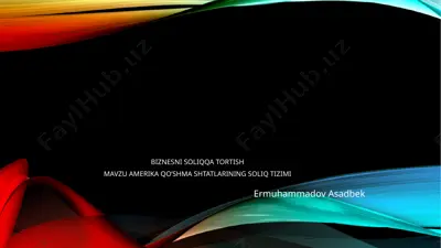 income tax ( daromad solig’i) — PPTX