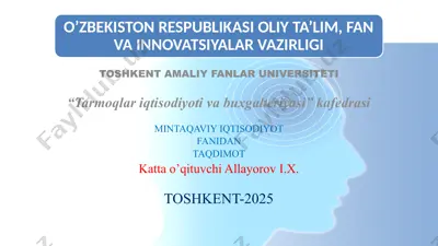 mintaqaiqtisodiyotinitartibgasolishningxorijtajribasi — PPTX