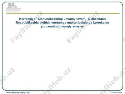 korreksiya — PPT