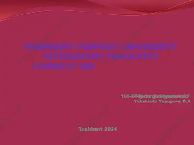 ta'lim tizimini va muassasasini boshqarish — PPTX