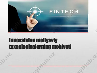 moliyaviy texnologiyalar — PPTX