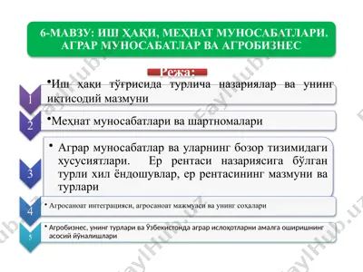 ишлабчиқарилган маҳсулот — PPTX