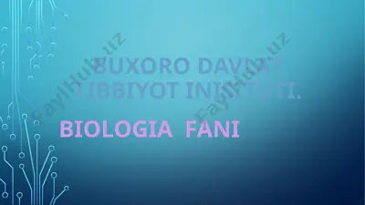 odamlarda parazitlik qiluvchi so’rg’ichlilar (jigar qurti, mushuk ikki so’richlisi) — PPTX