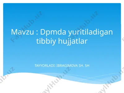 davolash-profilaktikamuassasalari4darajagabo‘linadi — PPTX