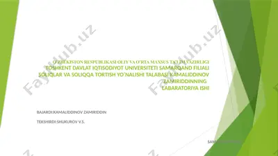 operatsion tizimlar tarixi — PPT