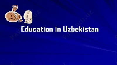 o'zbekistondagi ta'lim tizimining o'rni — PPTX