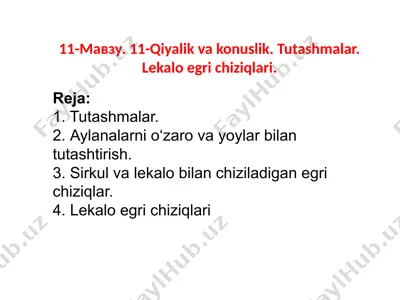 tutashmalar — PPTX