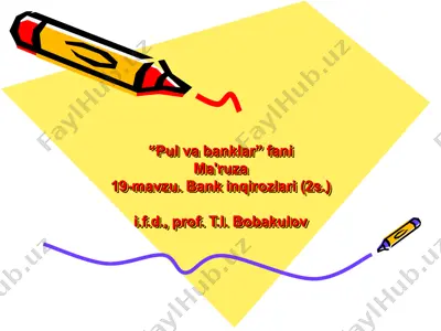 bank inqirozlari — PPT