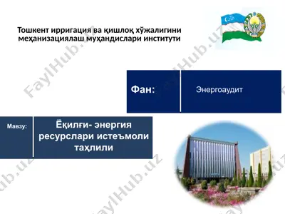 энергоаудит — PPTX