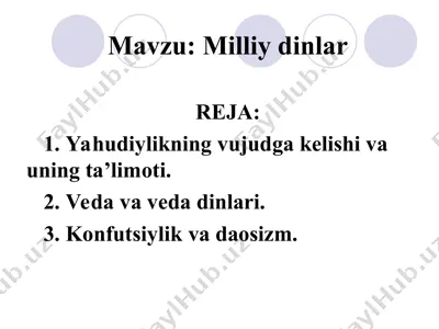 yahudiylik — PPT