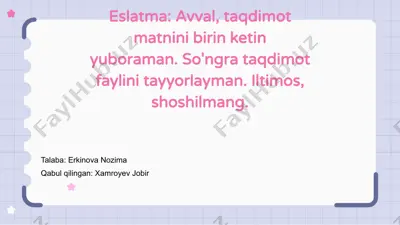 tibbiyotda tolali optika asboblarining ahamiyati — PPTX
