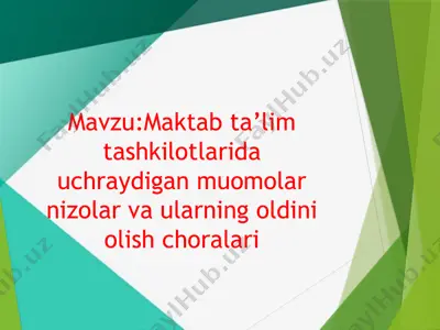 kichik yoshdagi bolalarning nutqini o‘stirish va ularning oldini olish choralari — PPTX