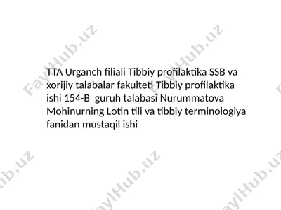yunon - lotin epigirammalarida tibbiyot va salomatlik — PPTX