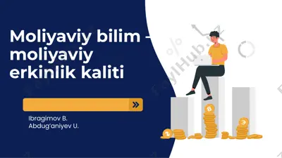 moliyaviy bilim — moliyaviy erkinlik kaliti — PPTX