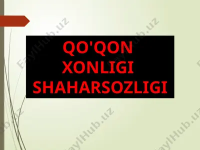 farg'ona viloyati tarixi — PPTX