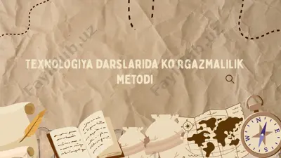 texnologiyadarslaridako’rgazmalilikmetodi — PPTX