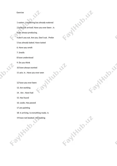 english grammar exercise — DOCX