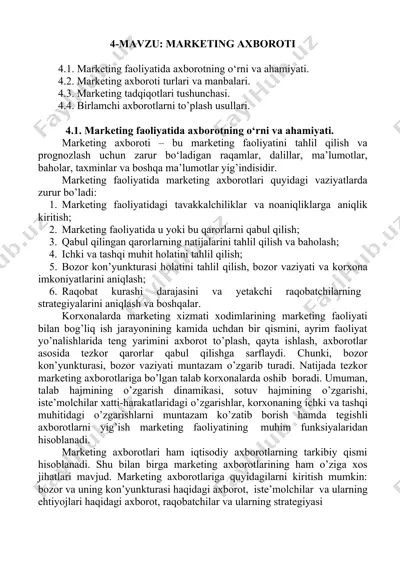 marketing axboroti — DOCX