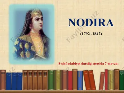 nodira 8 -sinf — PPTX