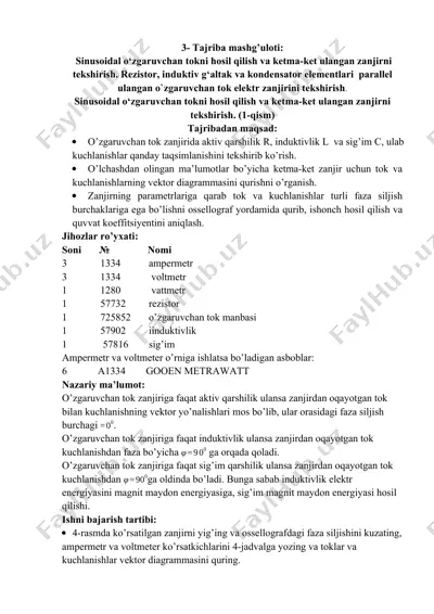 tajriba mashg’uloti — DOCX